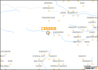 map of Căsoaia