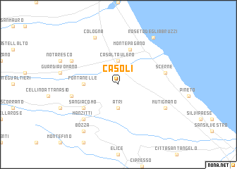 map of Casoli