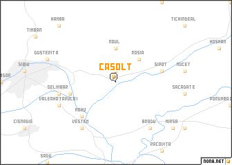 map of Caşolţ