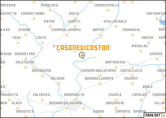 map of Casone di Coston