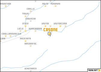 map of Casone
