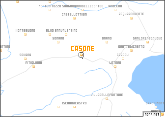 map of Casone