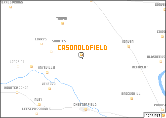 map of Cason Old Field