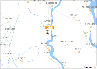 map of Cason