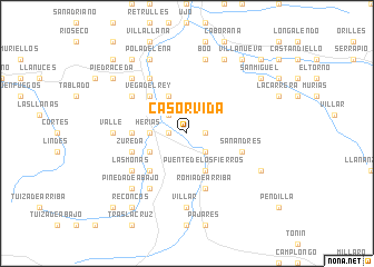 map of Casorvida