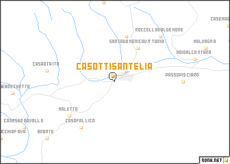 map of Casotti SantʼElia