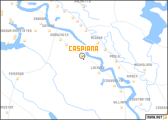 map of Caspiana