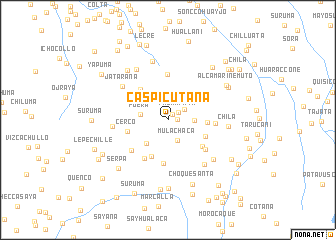 map of Caspicutaña