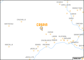 map of Caspin