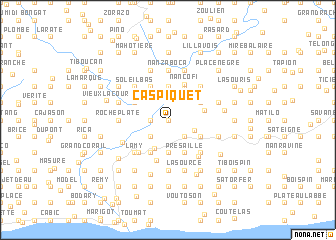 map of Caspiquet