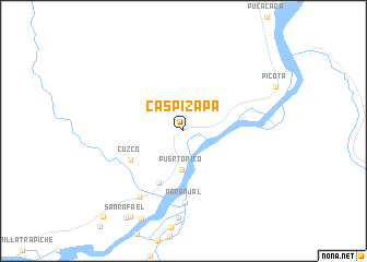 map of Caspizapa