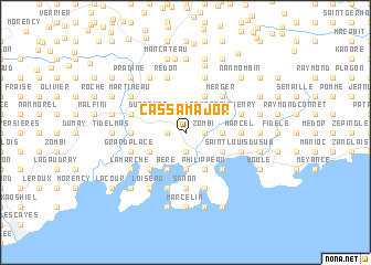 map of Cassamajor