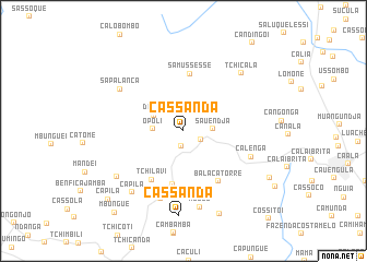 map of Cassanda