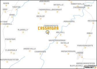 map of Cassandra