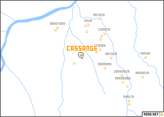 map of Cassange
