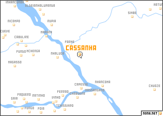 map of Cassanha