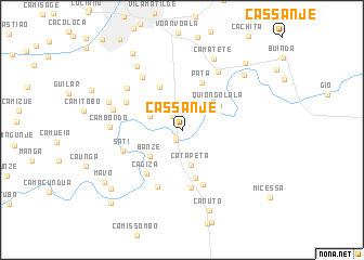 map of Cassanje