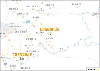 map of Cassanje