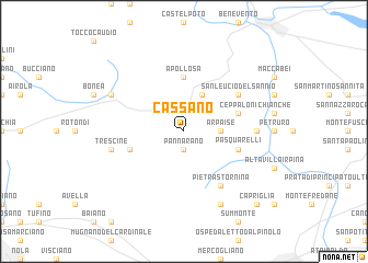 map of Cassano