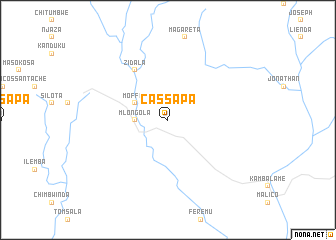map of Cassapa