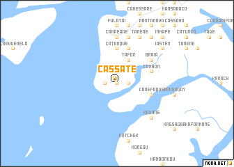 map of Cassate