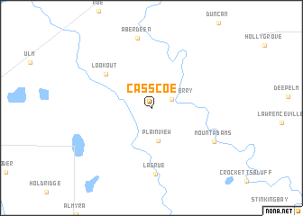 map of Casscoe