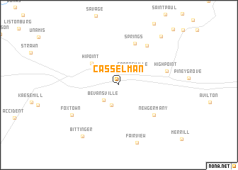 map of Casselman