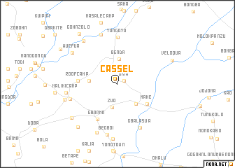 map of Cassel