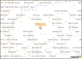 map of Cassel