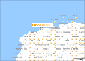 map of Casse-Neuve