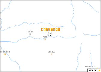 map of Cassenga