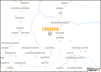 map of Casseno