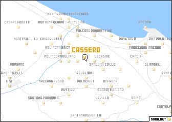 map of Cassero