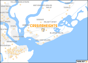 map of Cassina Heights