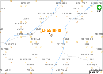 map of Cassinari
