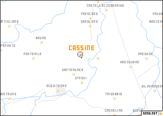 map of Cassine