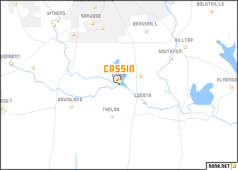 map of Cassin