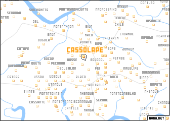 map of Cassolape