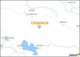 map of Cassoneca