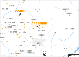map of Cassongo