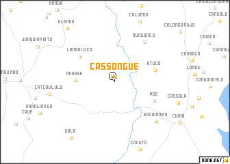 map of Cassongue