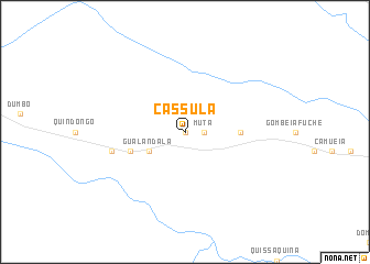 map of Cassula