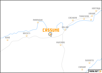 map of Cassume