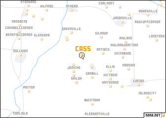 map of Cass
