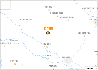 map of Cass