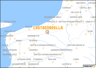 map of Castagnarella