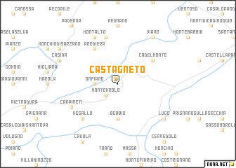 map of Castagneto