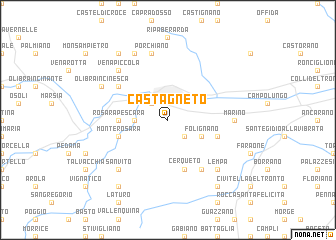 map of Castagneto