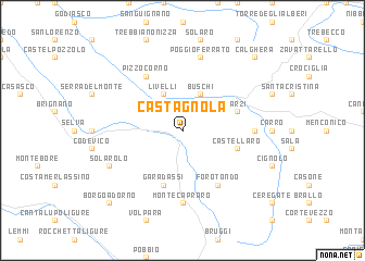 map of Castagnola