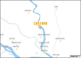 map of Castaña